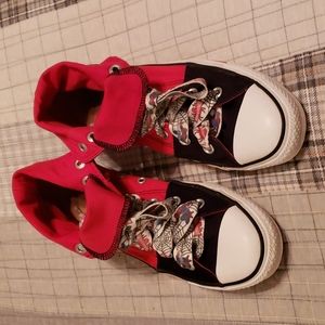 Red & Black Converse